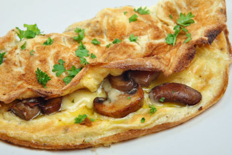 cheese-and-mushroom-omelett